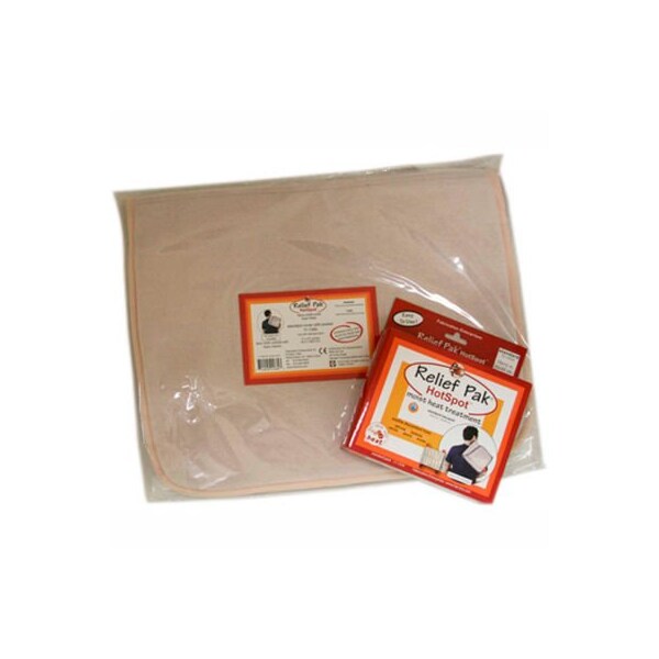 Relief Pak HotSpot Moist Heat Pack and Cover Set, Standard Pack with Foam-Filled Cover